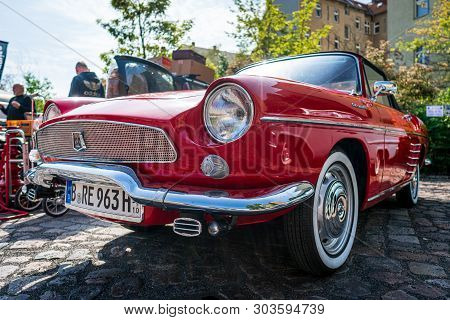 Berlin - May 11, 2019: Sports Car Renault Floride S (renault Caravelle). 32th Berlin-brandenburg Old