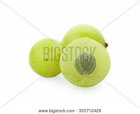 Indian Gooseberry An Isolated On White Background