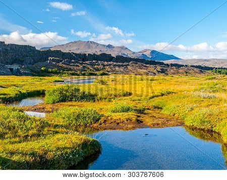 Thingvellir National Park - Natural Area Around Geological Rift, Iceland