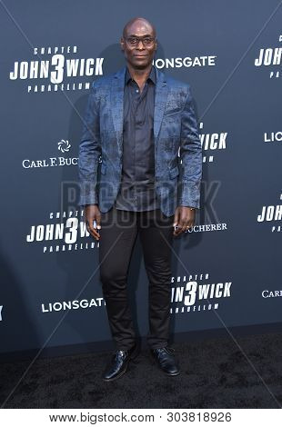 LOS ANGELES - MAY 15:  Lance Reddick arrives for the John Wick: Chapter 3 - Parabellum' L.A. Special Screening on May 15, 2019 in Hollywood, CA                