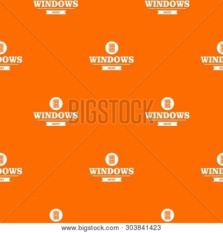 Best Window Pattern Vector Orange For Any Web Design Best