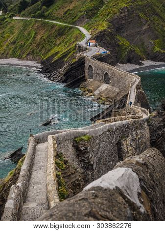 The Coast From San Juan De Gaztelugatxe, Dragon-stone In Game Of Thrones,