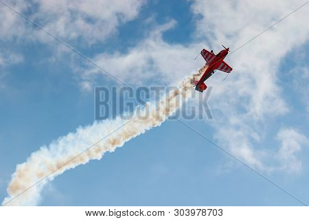 Balashikha, Moscow Region, Russia - May 25, 2019: Absolute World Champion In Aeroplane Sports Svetla