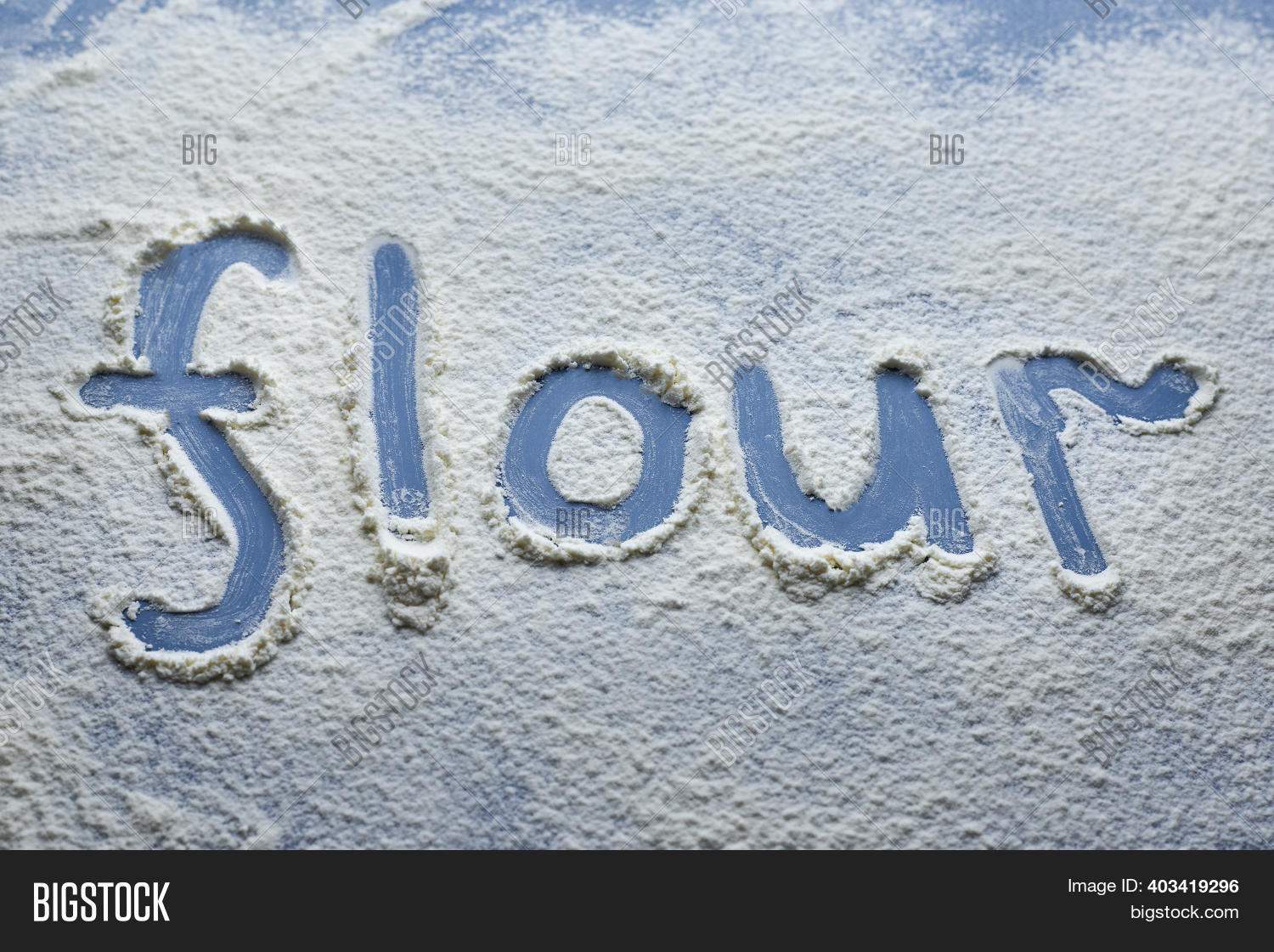 Word Flour Written On Image & Photo (Free Trial) Bigstock
