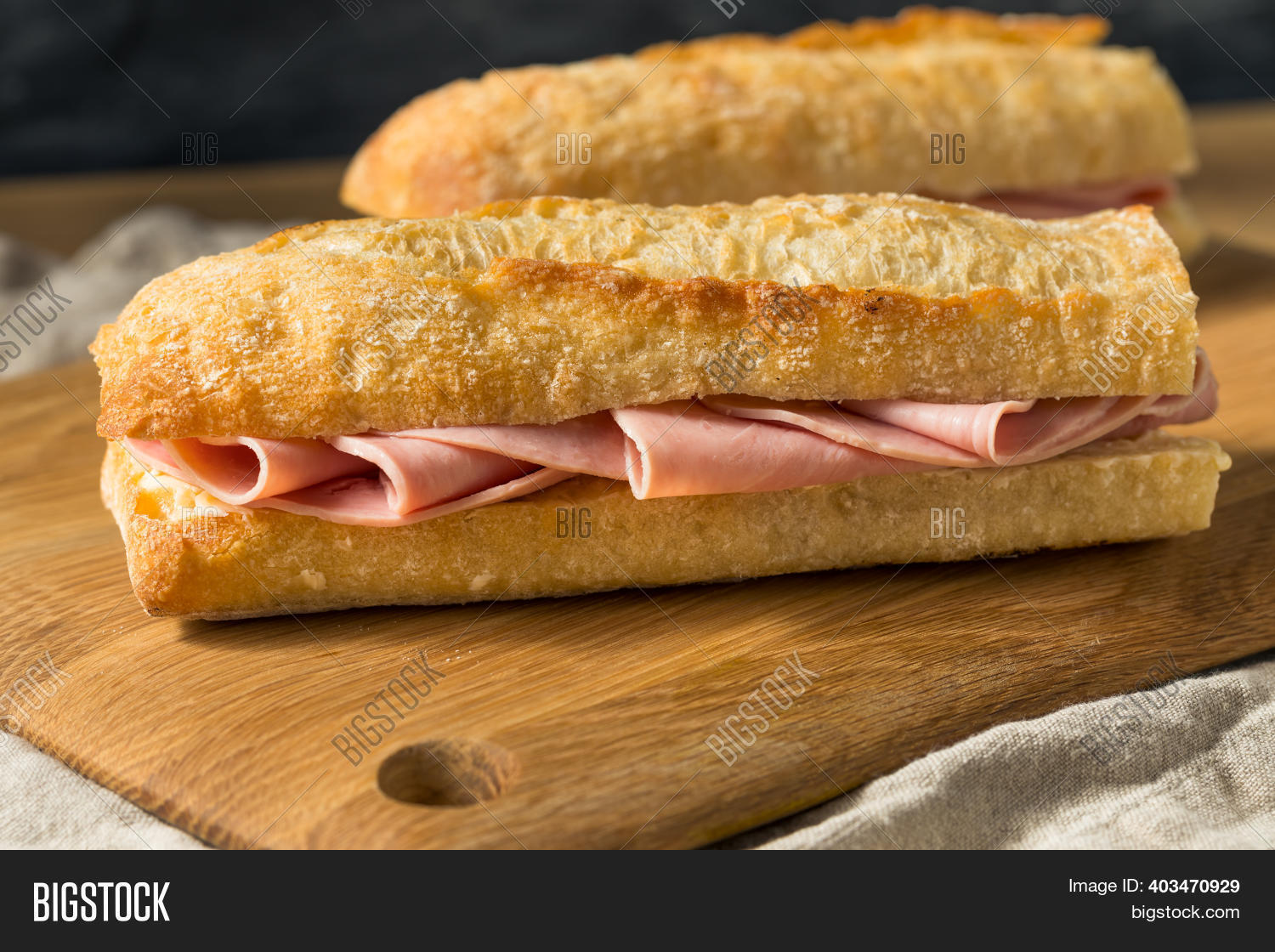 Homemade French Ham Image Photo Free Trial Bigstock
