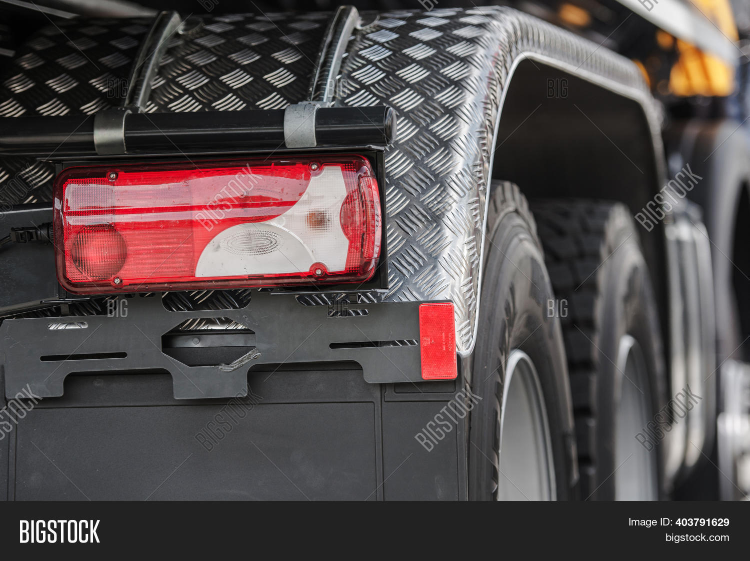 Rear Light Semi Truck Image & Photo (Free Trial) Bigstock