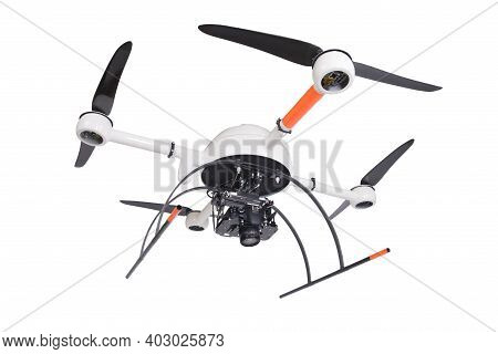 Drone On White Background