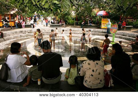 Kinder in ein Wasserpark