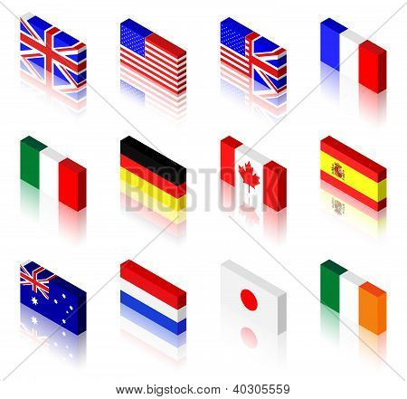 3D flag