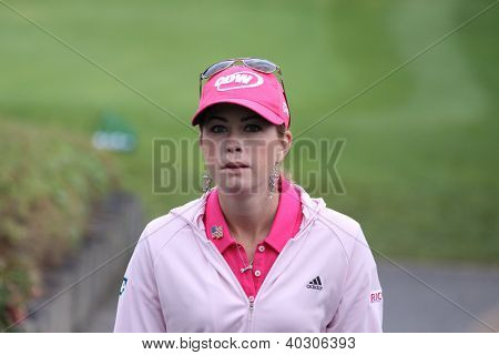 Paula flødekande (USA) på Evian Masters golf cup 2011