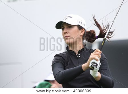Sandra Gal (USA) på Evian Masters golf cup 2011