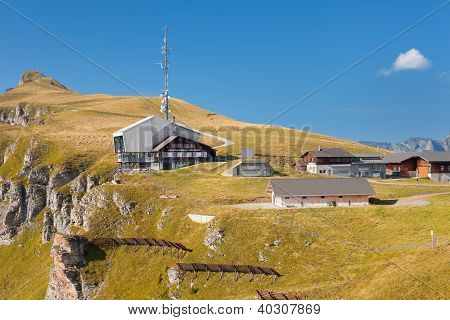 Top Station Of The Luftseilbahn Wengen-mï¿½nnlichen
