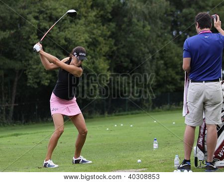 Anna Verchenova på Evian Masters, juli 22, 2012