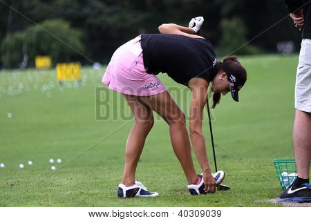 Anna Verchenova på Evian Masters, juli 22, 2012