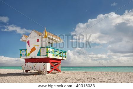 Miami Beach, Flórida, casa de salva-vidas