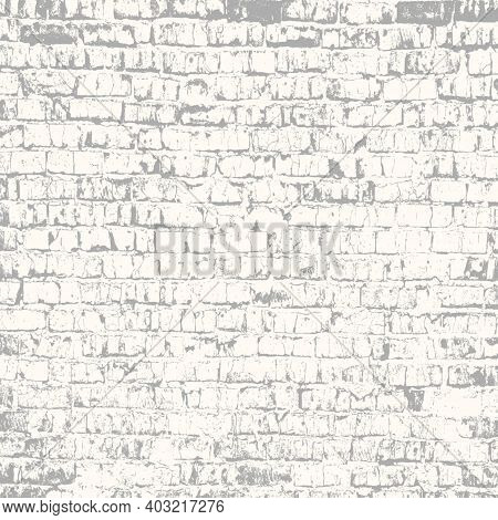 Brick Wall Overlay Texture - For Your Design. Eps10 Vector.