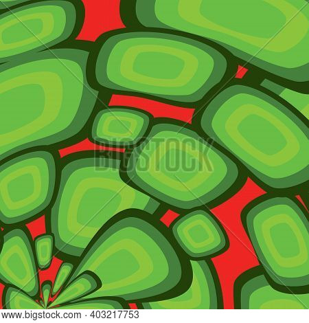 Abstract Ronded Square Background For Your Design. Eps10 Vector.