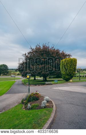 Stafford, Staffordshire | Uk -  2020.09.27: Beautiful Weston Hall Hotel Originated In 1550 When It W