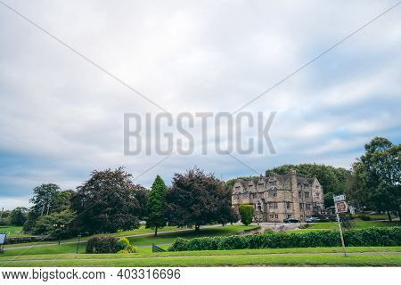 Stafford, Staffordshire | Uk -  2020.09.27: Beautiful Weston Hall Hotel Originated In 1550 When It W