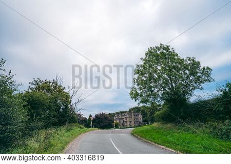 Stafford, Staffordshire | Uk -  2020.09.27: Beautiful Weston Hall Hotel Originated In 1550 When It W