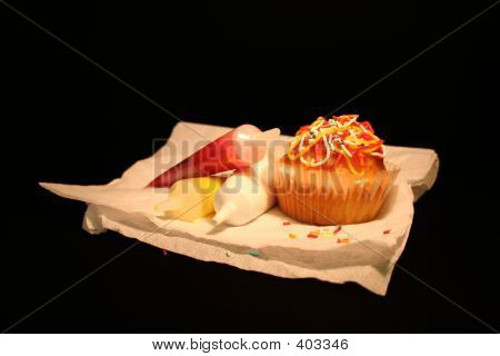 Glasur en Cupcake
