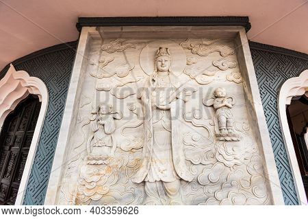 Lady Buddha Pagoda In Son Tra Vietnam