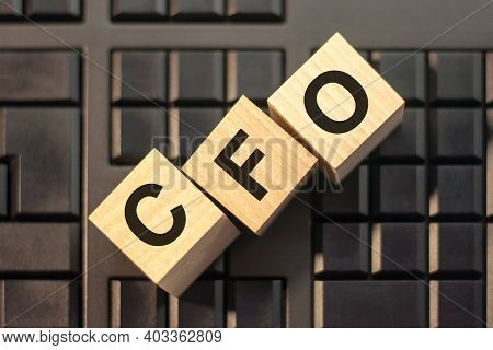 Motivational Words: Sfo In 3d Wooden Alphabet Letters On A Keyboard Background With Copy Space, Busi