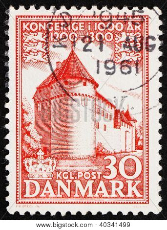 Postage stamp Denmark 1953 Nyborg Castle