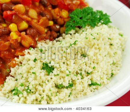 Couscous og linser Hotpot