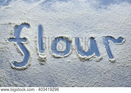 Word Flour Written On Image &amp; Photo (Free Trial) | Bigstock