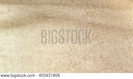 Light And Shadow On Surface Of Fiberboard Made Of  Bagasse Covered With Golden Paint, Copy Space