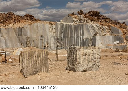 Marble Quarry In The South Of The Small Town Of Karibib, Erongo, Namibia