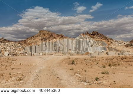 Marble Quarry In The South Of The Small Town Of Karibib, Erongo, Namibia