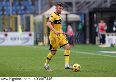 Bergamo, Italy. 06th January 2021. Jasmin Kurtic Of Parma Calcio   During  The Serie A Match Between