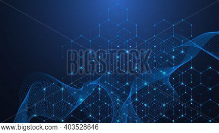 Technology Background. Modern Technology Background Design Concept. Modern Futuristic Technology Bac
