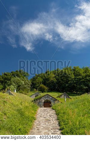 Gombos-hegyi pincesor in Hercegkut, UNESCO site, Great Plain, North Hungary