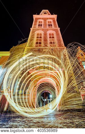 Steel Wool Photography Involves Setting Light To Steel Wool And Then Spinning It In The Air To Creat