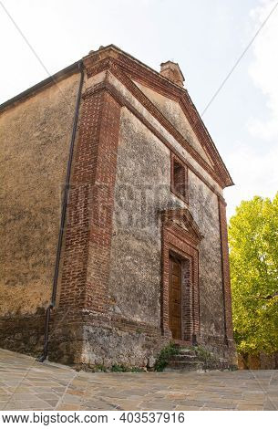 The Historic 16th Century Chiesa Della Compagnia Della Misericordia Village Church In San Lorenzo A 
