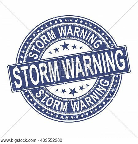 Stotm Warning Grunge Rubber Stamp On White Background, Vector Illustration
