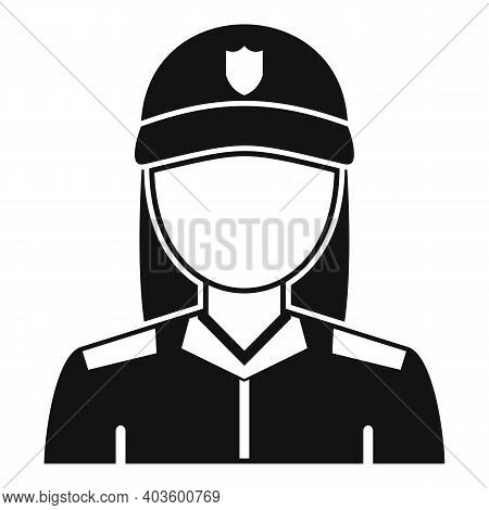 Blondie Policeman Icon. Simple Illustration Of Blondie Policeman Vector Icon For Web Design Isolated