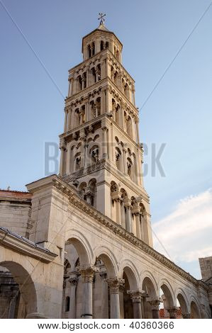 Catedral de la torre de San Duje de Bell. Split, Croacia