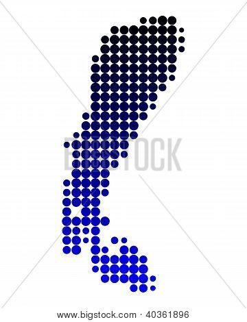 Mapa Neziderské jezero