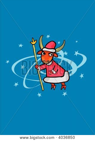 Santa Bull 2009 symboli