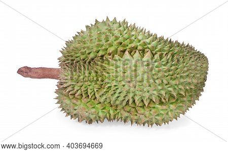 Durian On Isolated On A White Background