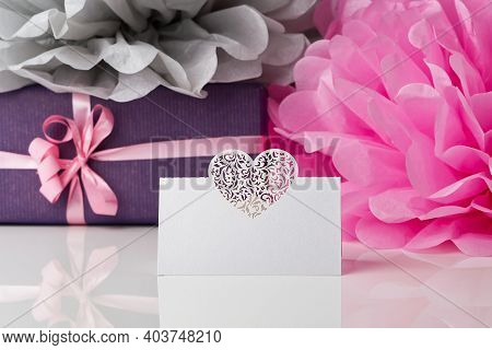Love Card With Copy-space To Write Your Own Text For Annyversary