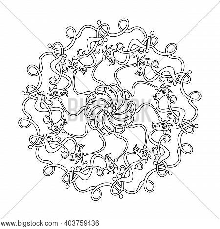 Dragon Coloring Book Vector & Photo (Free Trial) Bigstock Dragon Coloring Book Vector & Photo (Free Trial) Bigstock