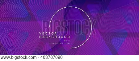 Fluid Background. Abstract Flow Shapes Wallpaper. Curve Dynamic Pattern. Vivid Business Website. Vio