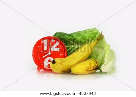Sallad och banan