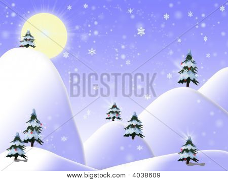 New year's Landschaft