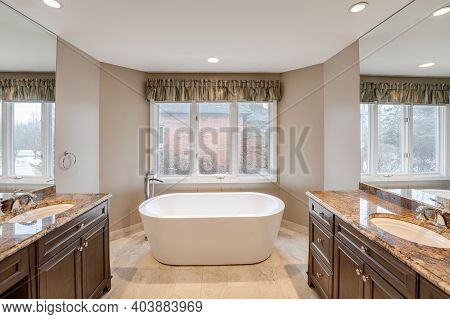 New Soaking Tub Has Been Installed During Your Bathroom Rennovations